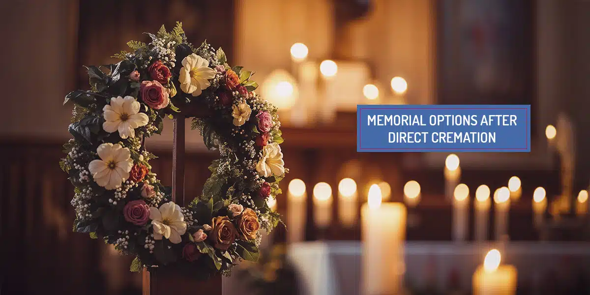 memorial options after direct cremation